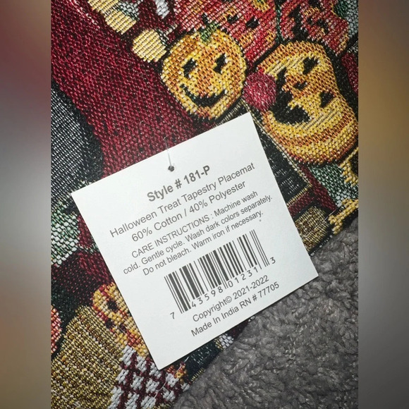 NWT 6 Truck or Treat Placemats - Picture 3 of 6